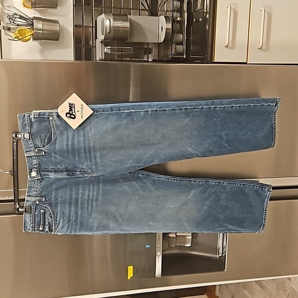 💕BOWIE x MOTHER💕 The Rambler Zip Ankle Jeans ~ Under Pressure 33 NWT - Picture 11 of 16